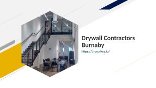 Drywall Contractors Burnaby.ppt