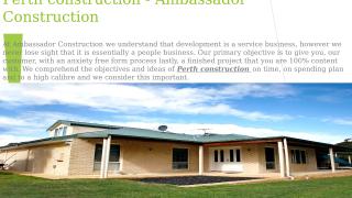 Perth construction - Ambassador Construction.pptx
