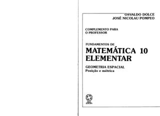 10 - Geometria Espacial (Exerc¿¬cios Resolvidos).pdf