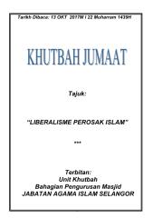 KHUTBAH 13.10.2017 (RUMI) FAHAMAN LIBERAL PEROSAK ISLAM.pdf