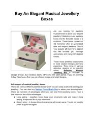 Buy An Elegant Musical Jewellery Boxes.pdf