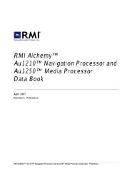 rmi alchemy au1210 navigation processor and au1250 media processor data book (rev.a).pdf