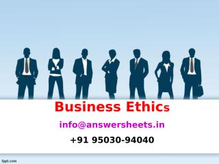 How it is possible to separate ethics from compliance in corporate life.ppt